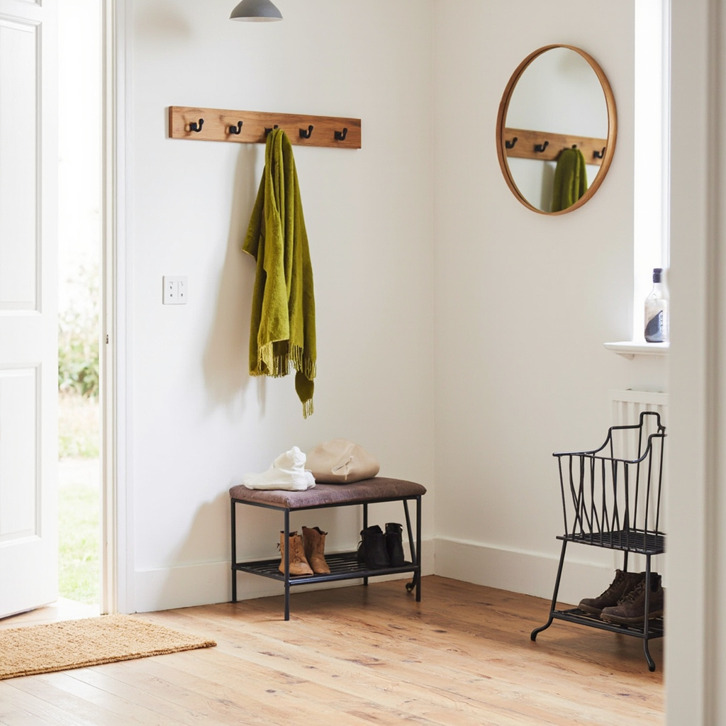 A tidy hallway that stays tidy