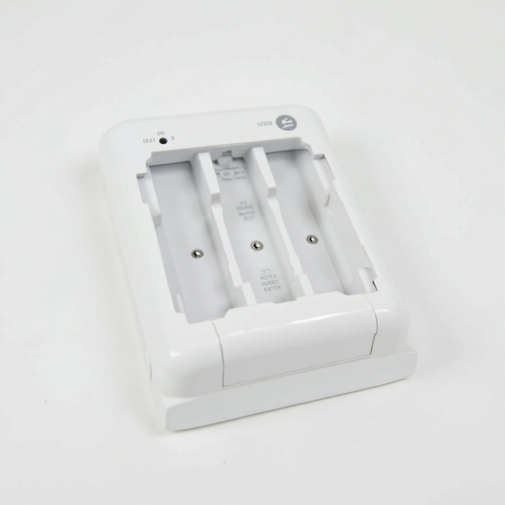 Battery charger with 4 AA batteries