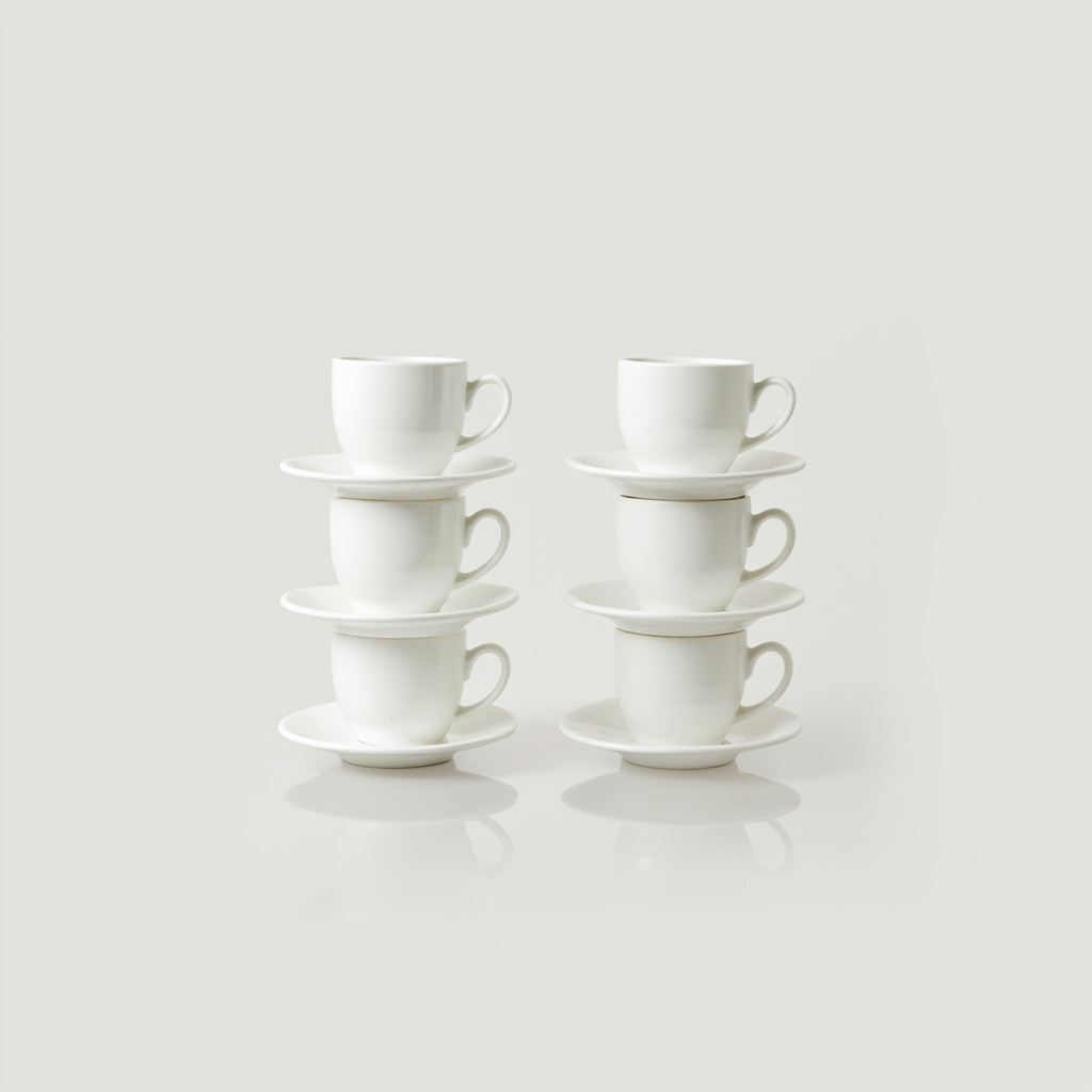 Cappuccino cups, set of 6