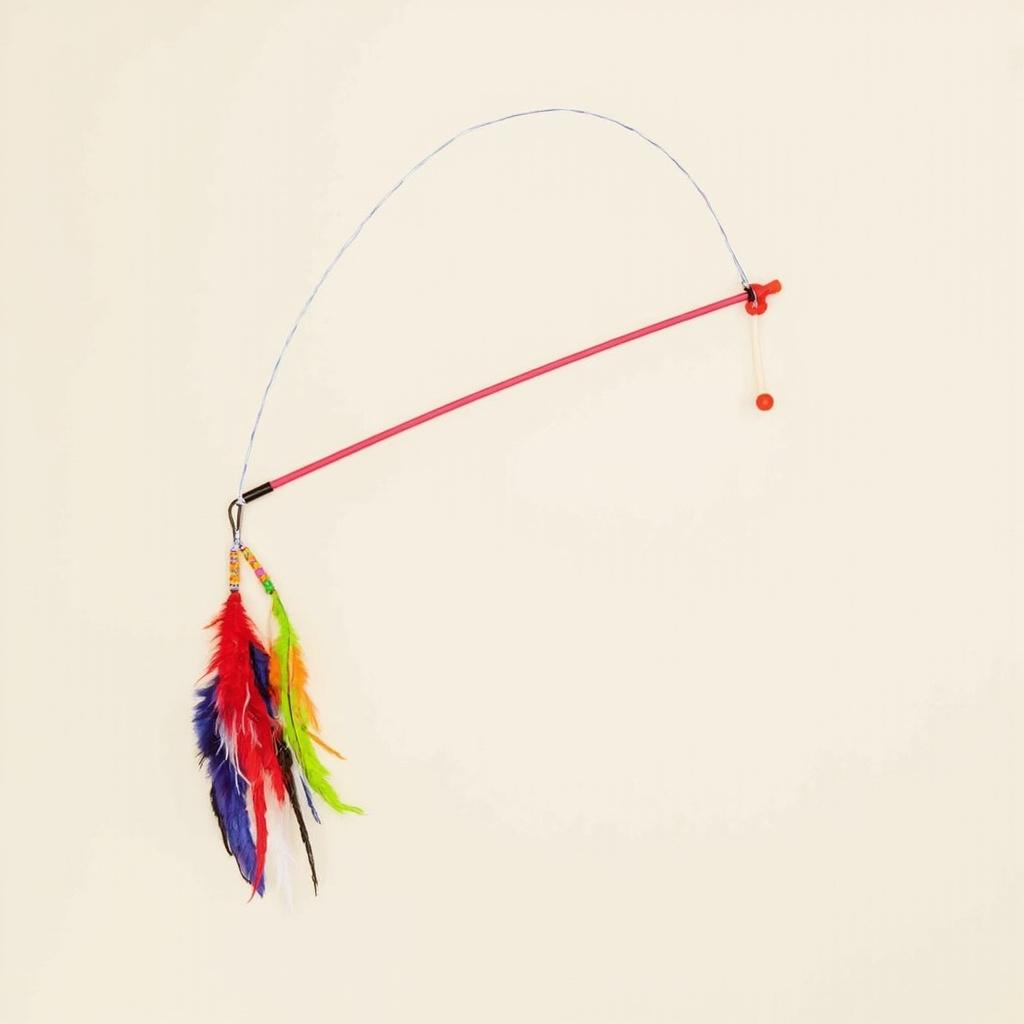 Cat toy fishing rod