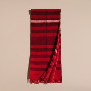 Checked scarf