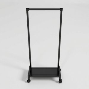 Clothes rack on wheels
