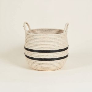 Cotton rope storage basket