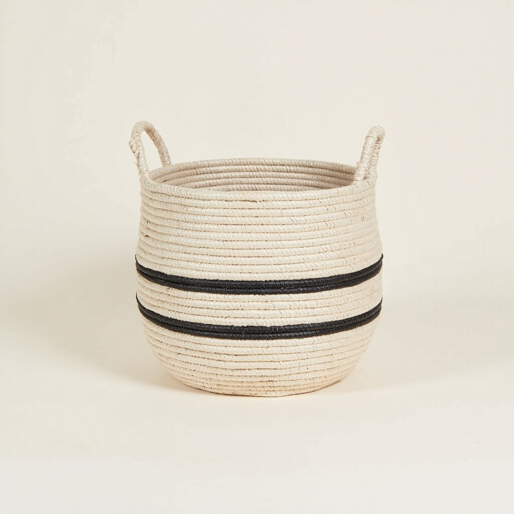 Cotton rope storage basket