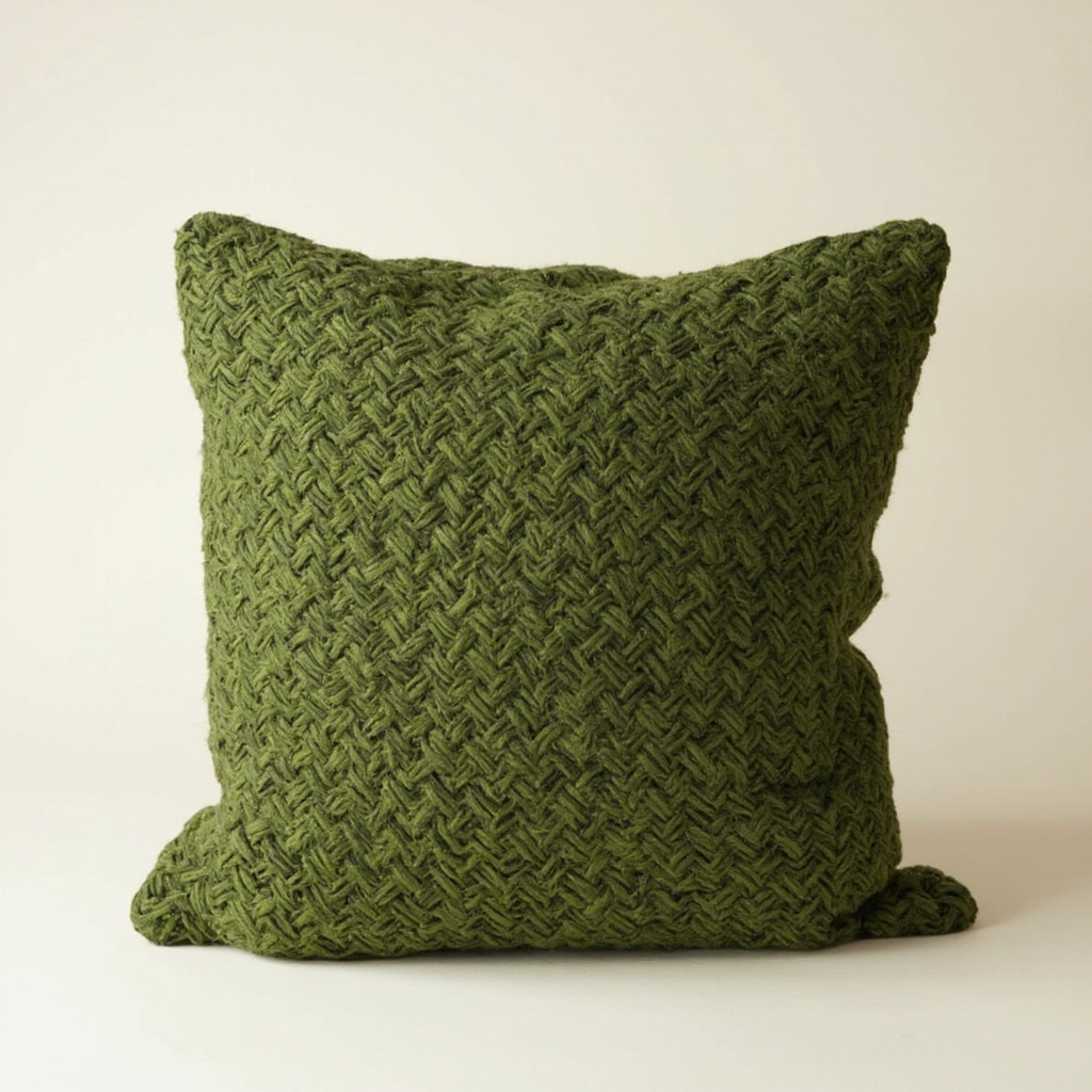 Decorative cushion 45 x 45, moss green
