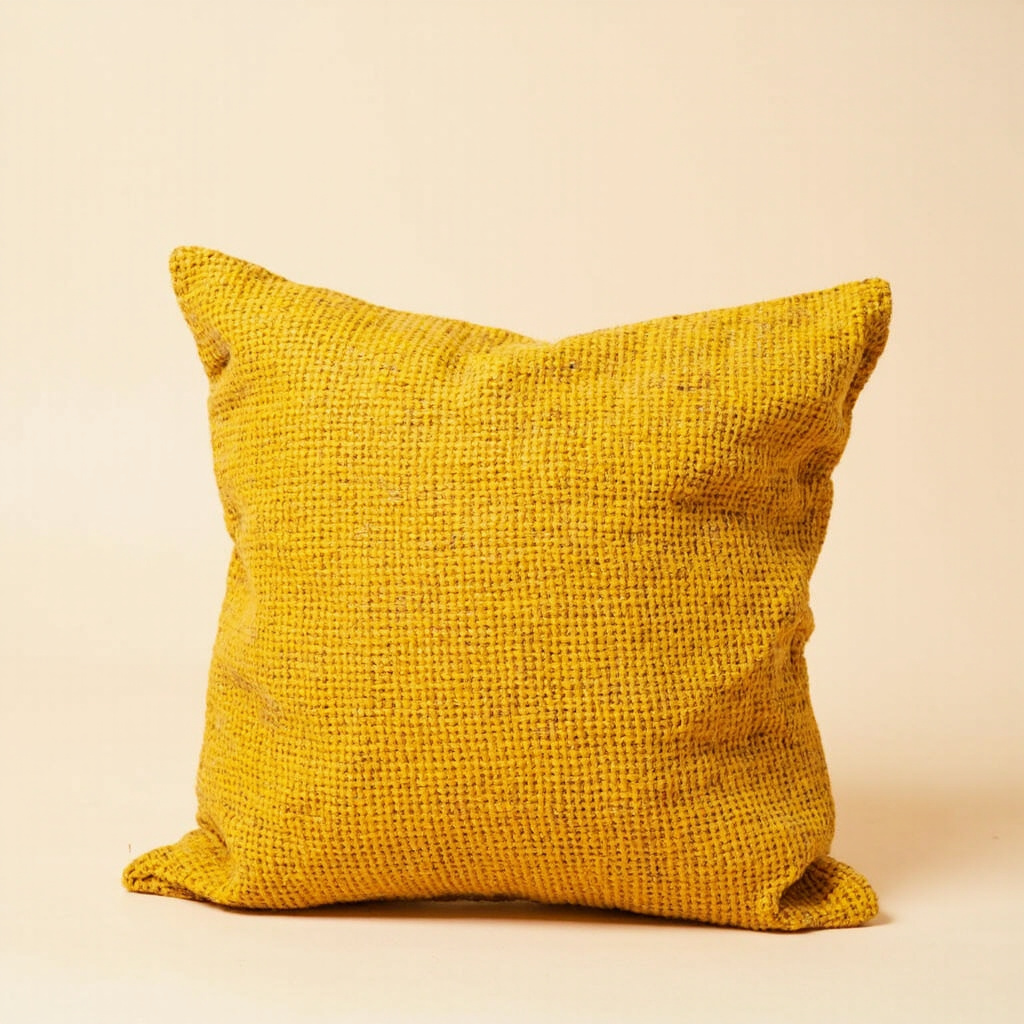 Decorative cushion 45 x 45, ochre