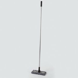 Flat mop with microfiber cover