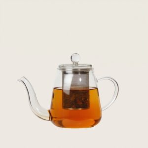 Glass teapot 1.2 liter with filter