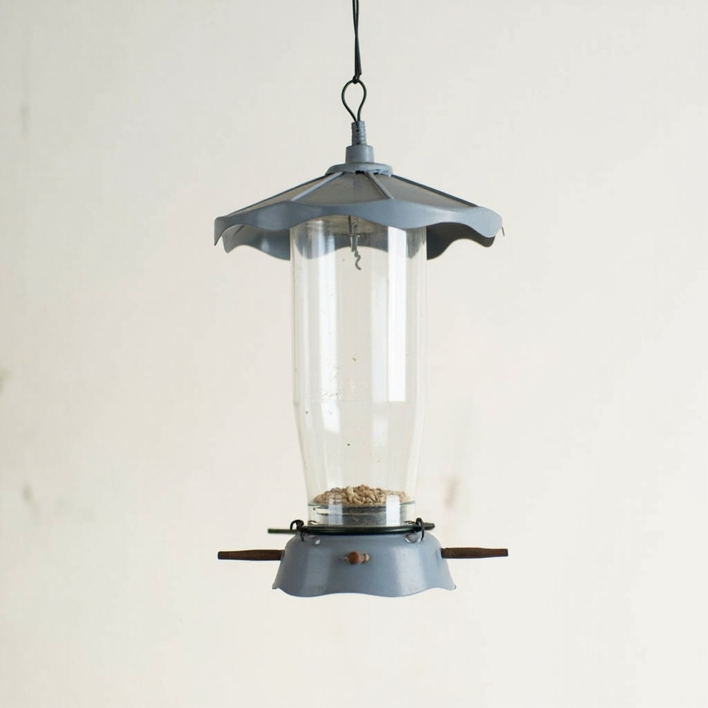 Hanging bird feeder