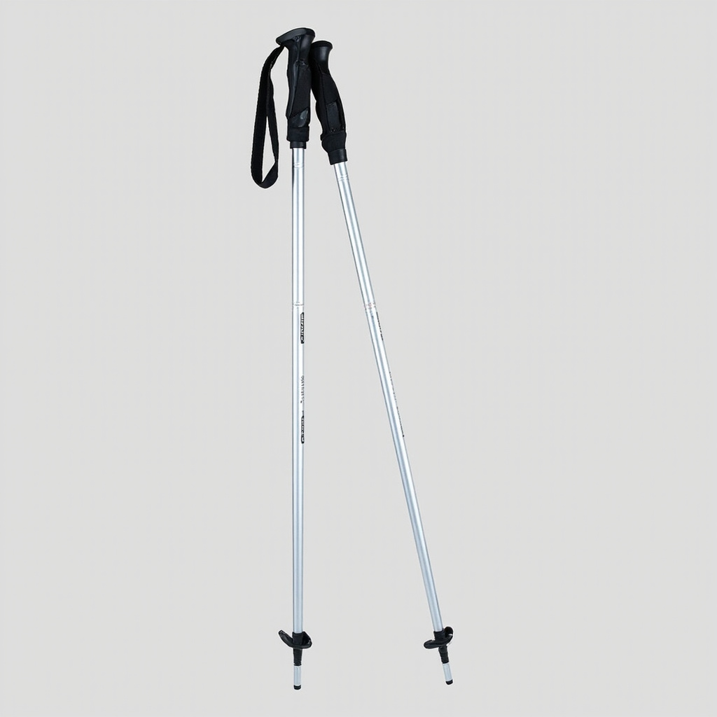 Hiking poles, telescopic, per pair