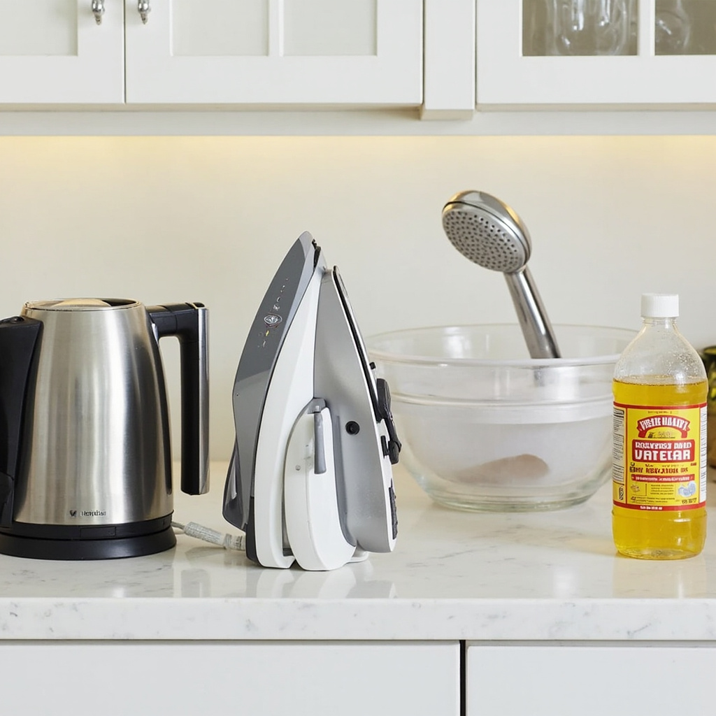 How to descale a kettle, an iron and a shower head