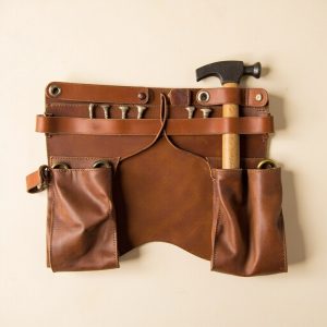 Leather tool belt