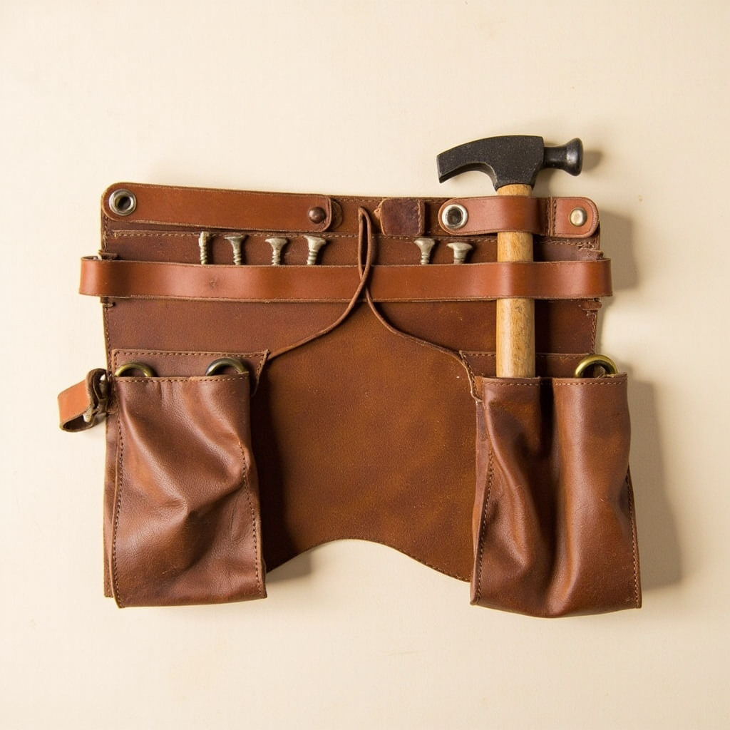 Leather tool belt