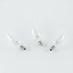 LED candle bulb E14, 3 pieces
