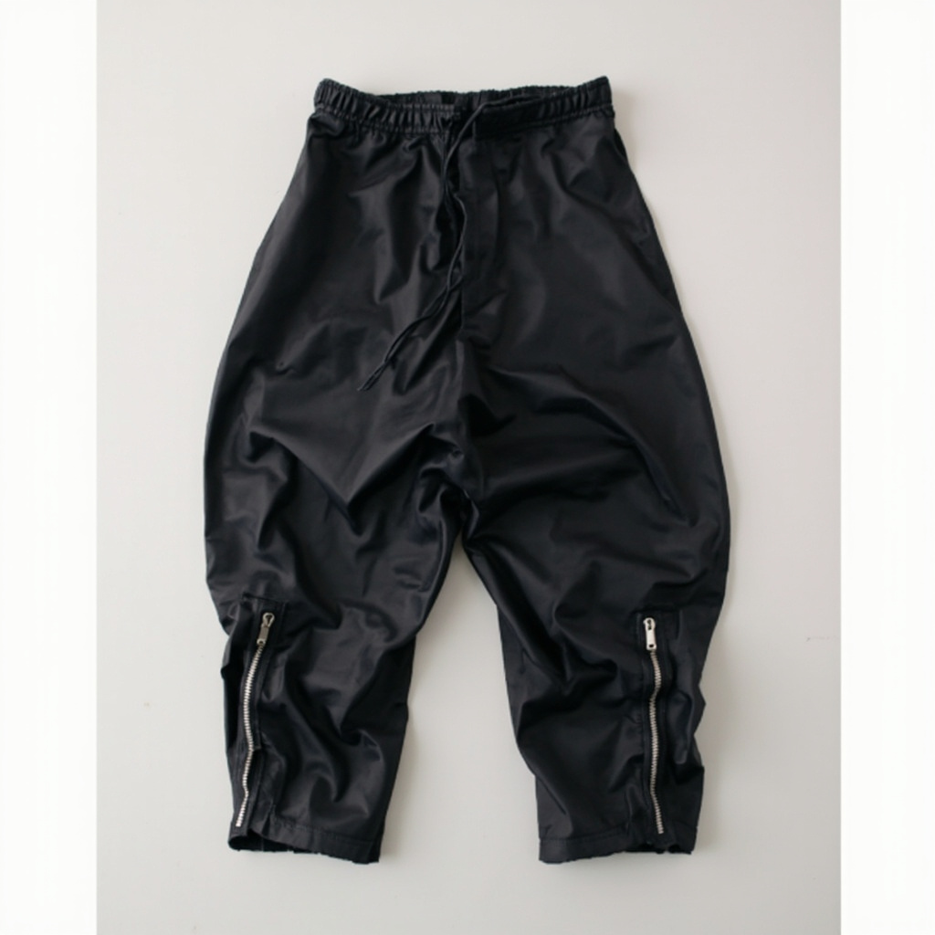 Men's rain pants, black