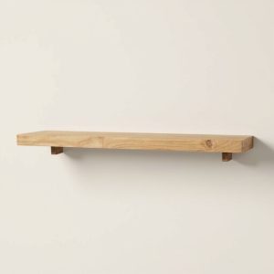 Oak wall shelf 60 cm
