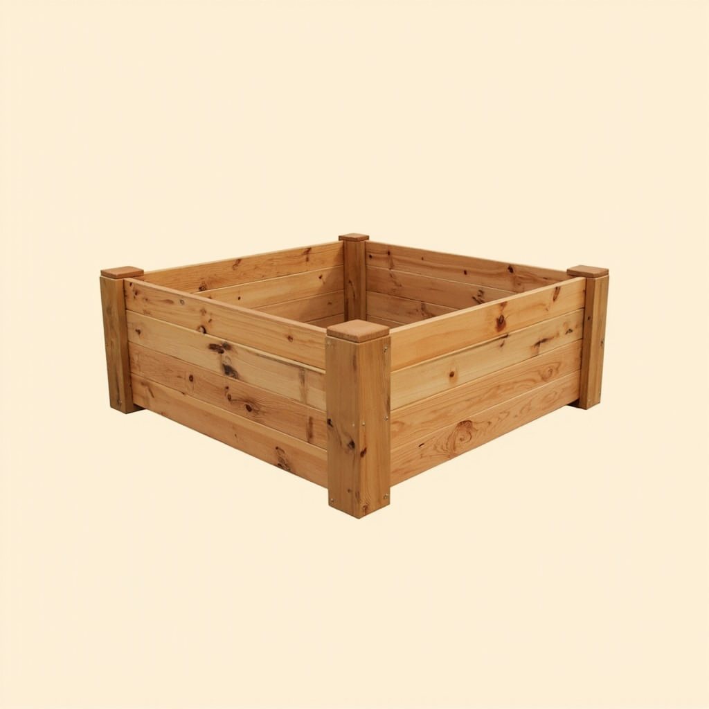 Raised garden bed, cedar wood