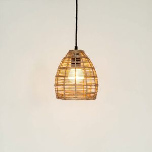 Rattan pendant lamp