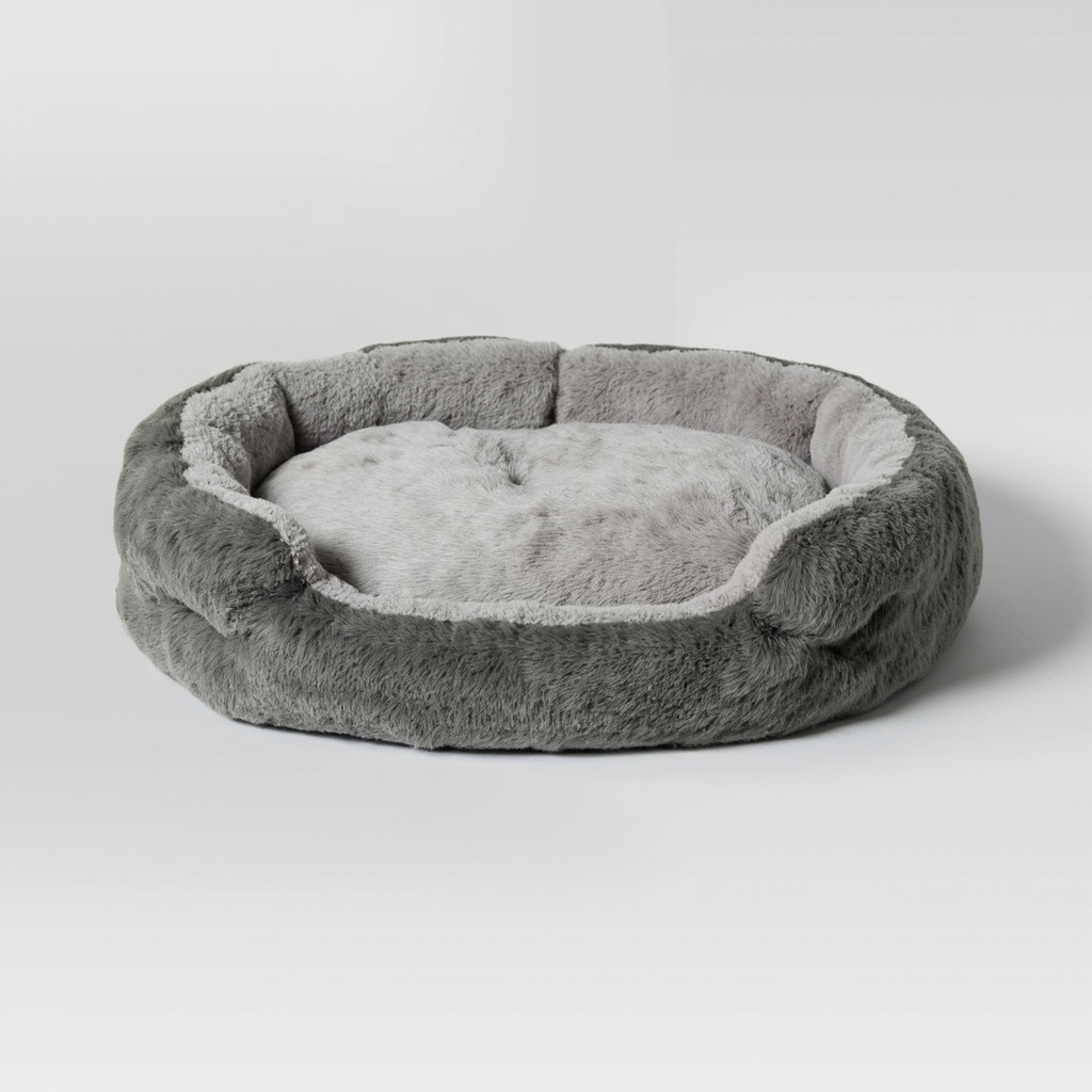 Round dog bed