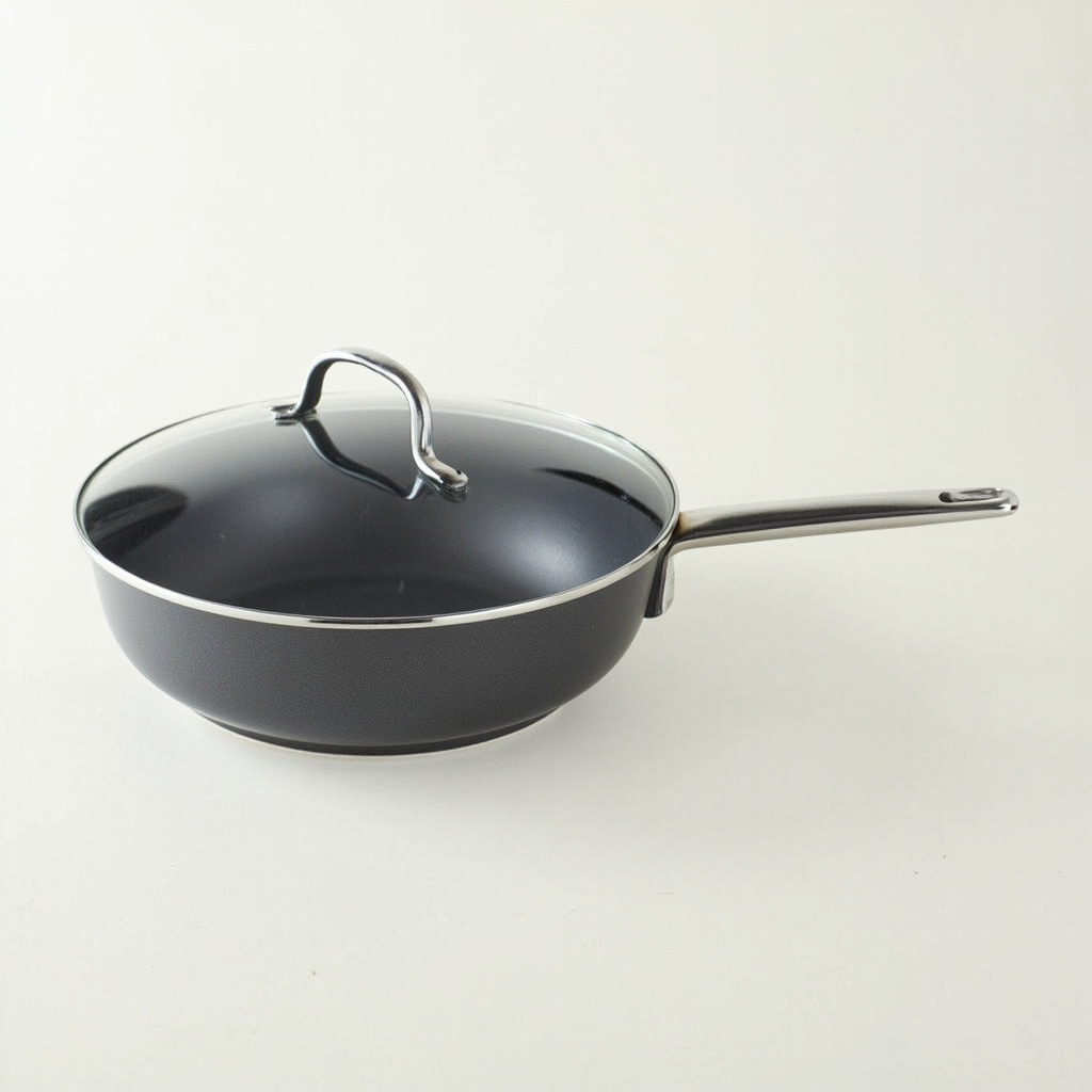 Saute pan 28 cm with glass lid