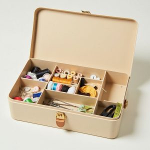 Sewing box, complete