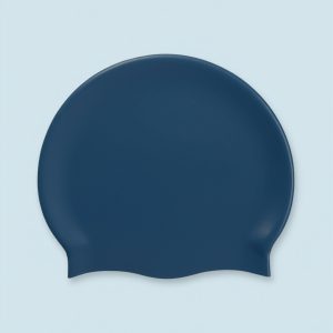 Silicone swim cap