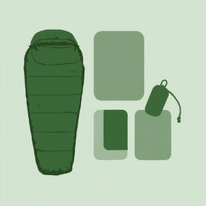 Sleeping bag, 3 seasons