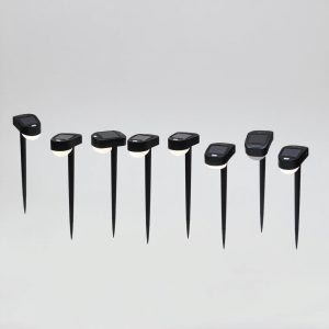 Solar garden lights, set of 6
