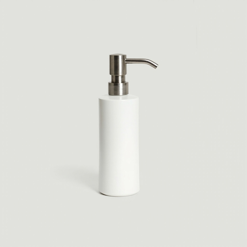 Stoneware soap dispenser