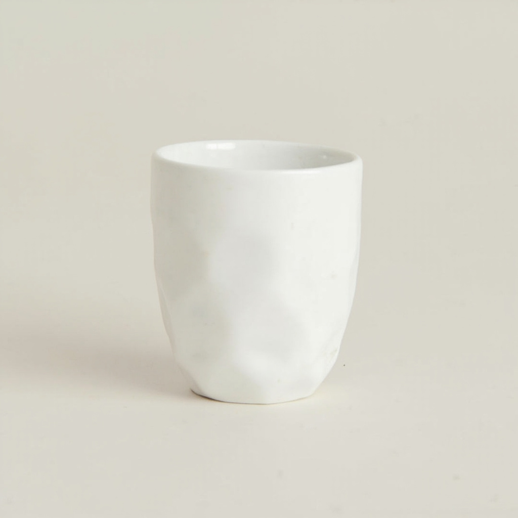 Stoneware toothbrush cup