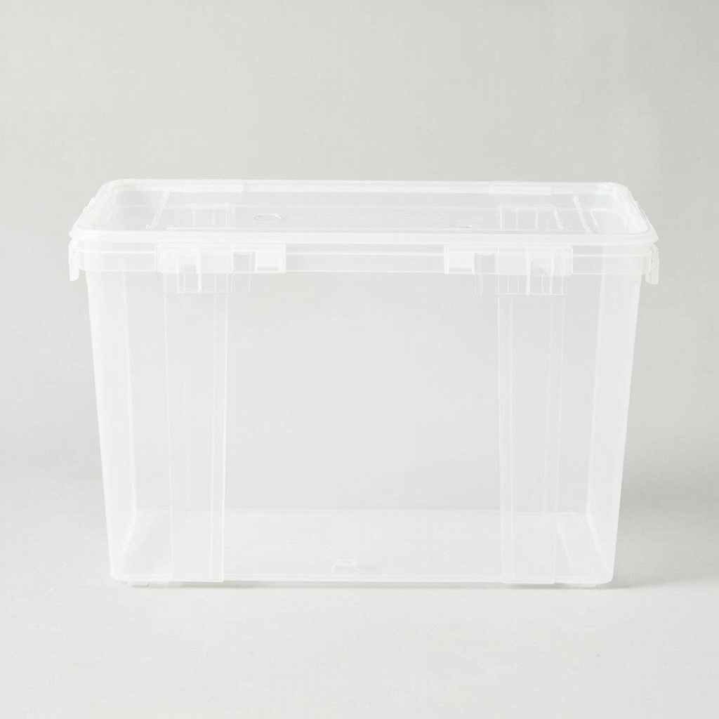 Storage box with lid, 45 liters