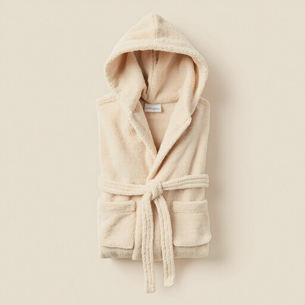 Terry bathrobe, size M