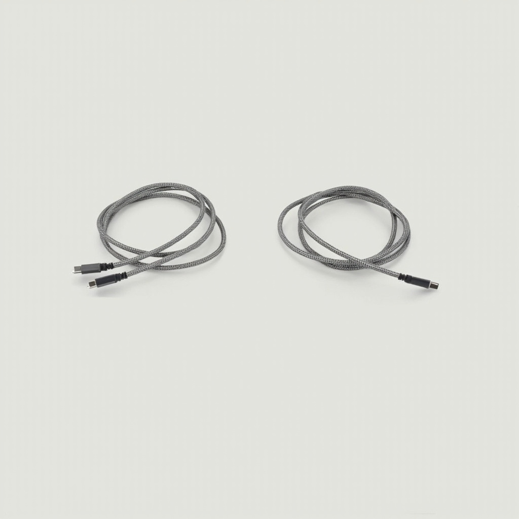 USB-C cable 1 meter, 2 pieces