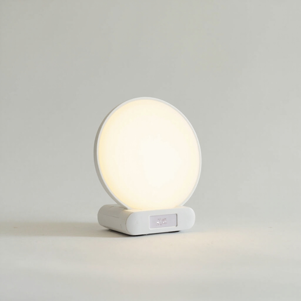 Wake-up light alarm clock
