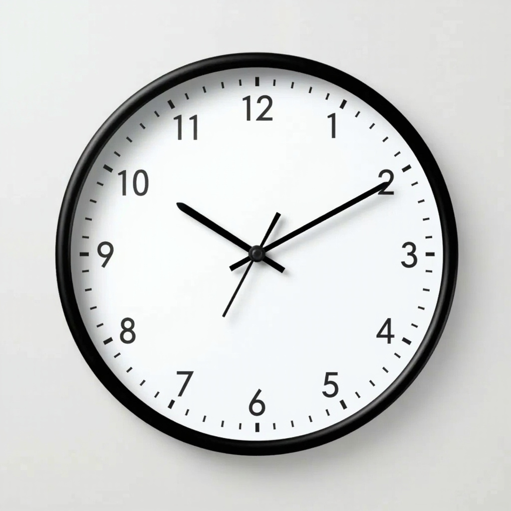 Wall clock with silent movement