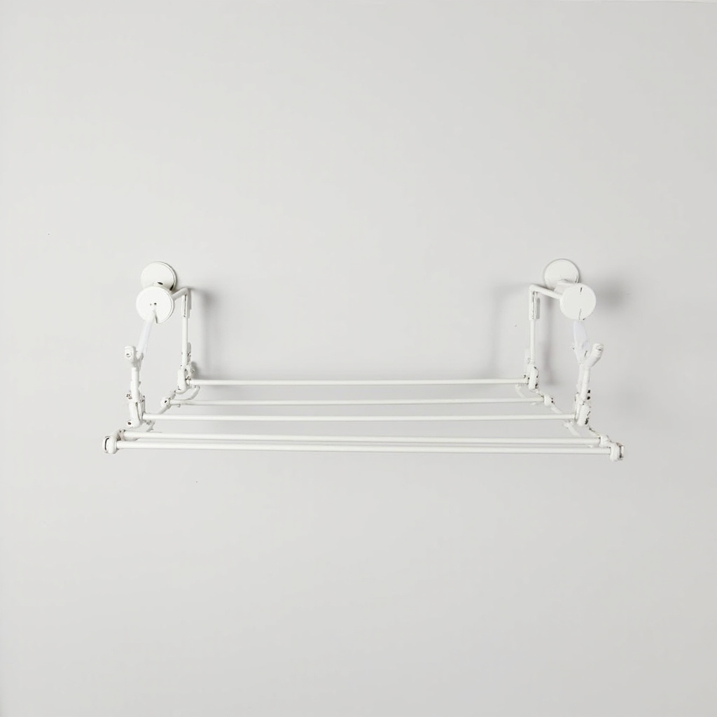 Wall-mounted clothes drying rack