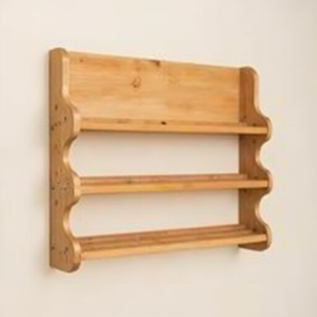 Wall spice rack