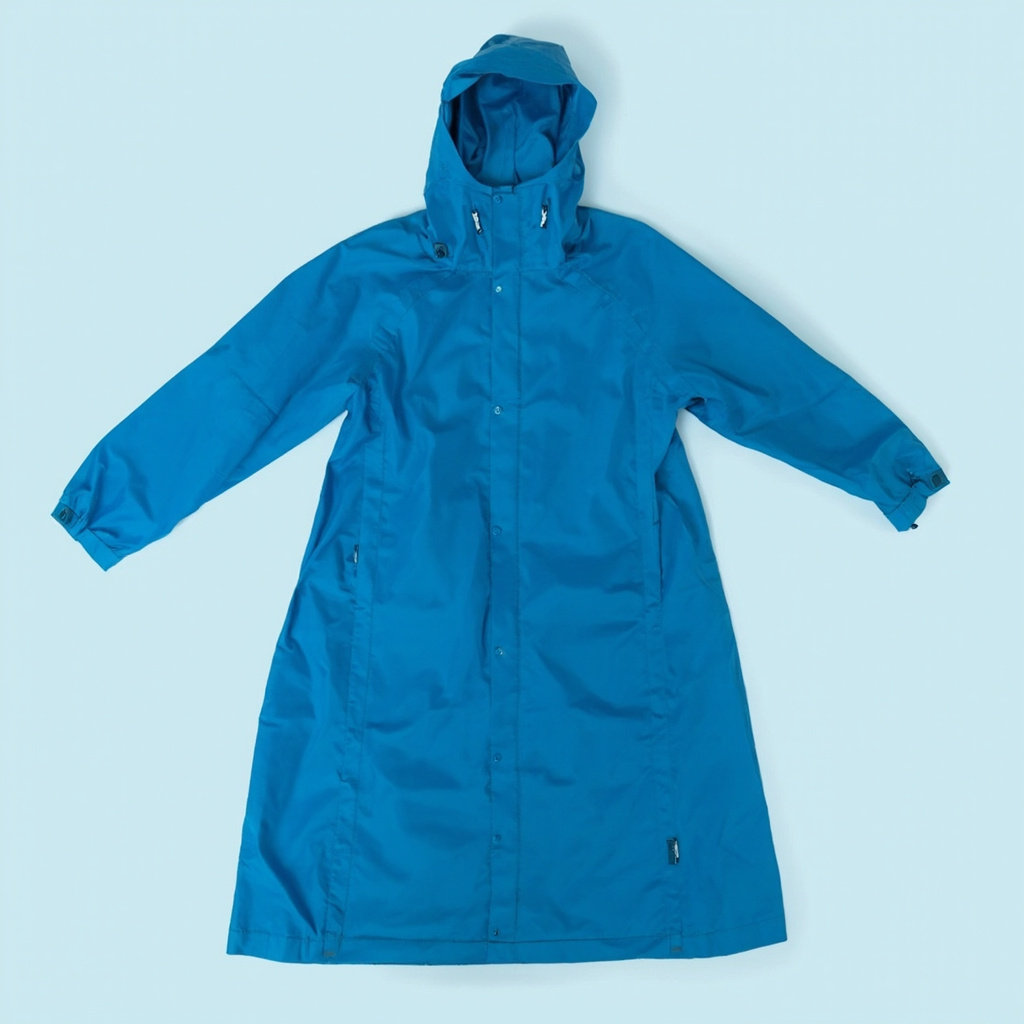 Women's rain jacket, blue