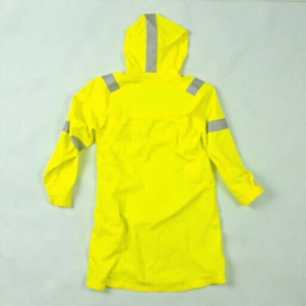 Women's rain jacket, yellow