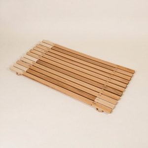 Wooden bath mat