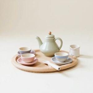 Wooden tea set
